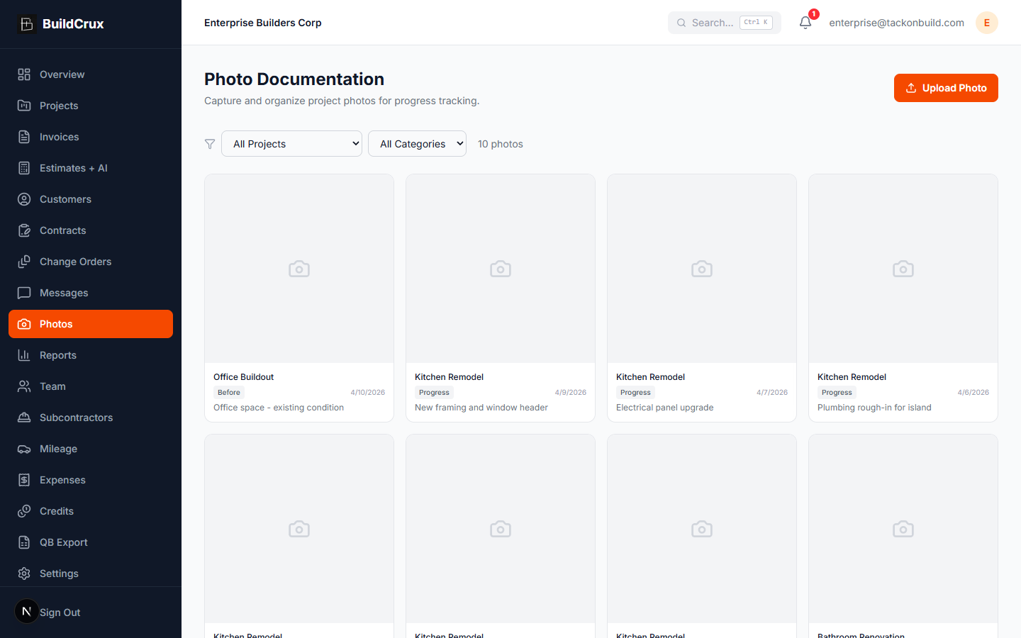 Photos screenshot